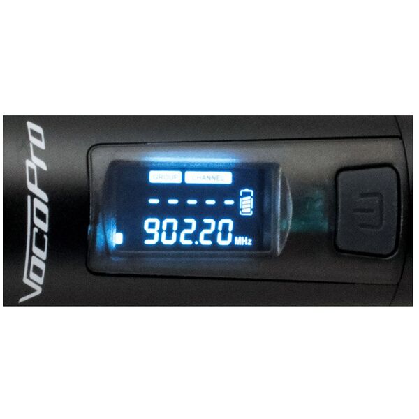 PROFESSIONAL DIGITAL UHF PLL WIRELESS MIC SYSTEM WITH EIGHT HANDHELD VOCAL MICROPHONES